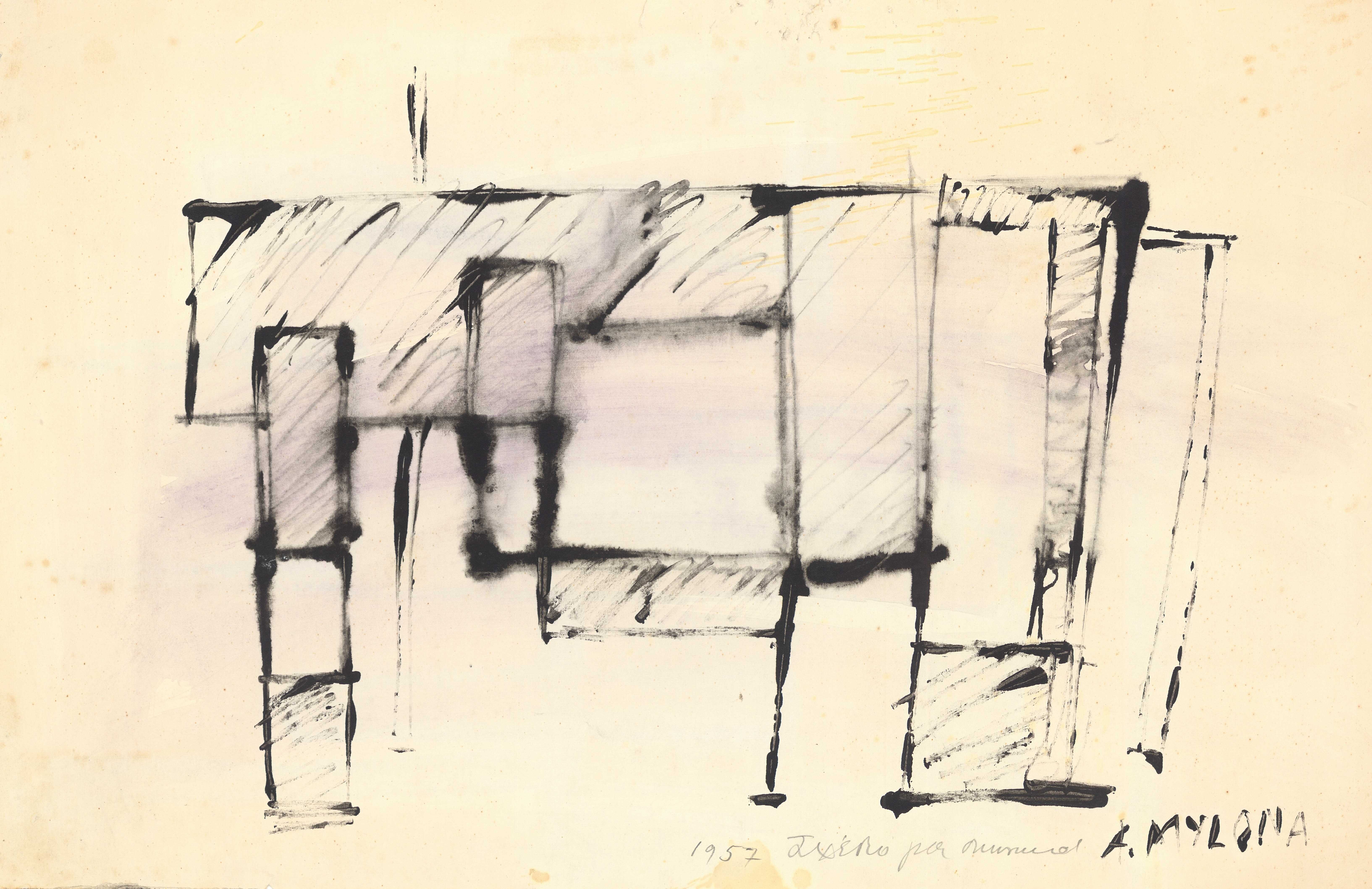 Προσχέδιο για σκηνικό -2-