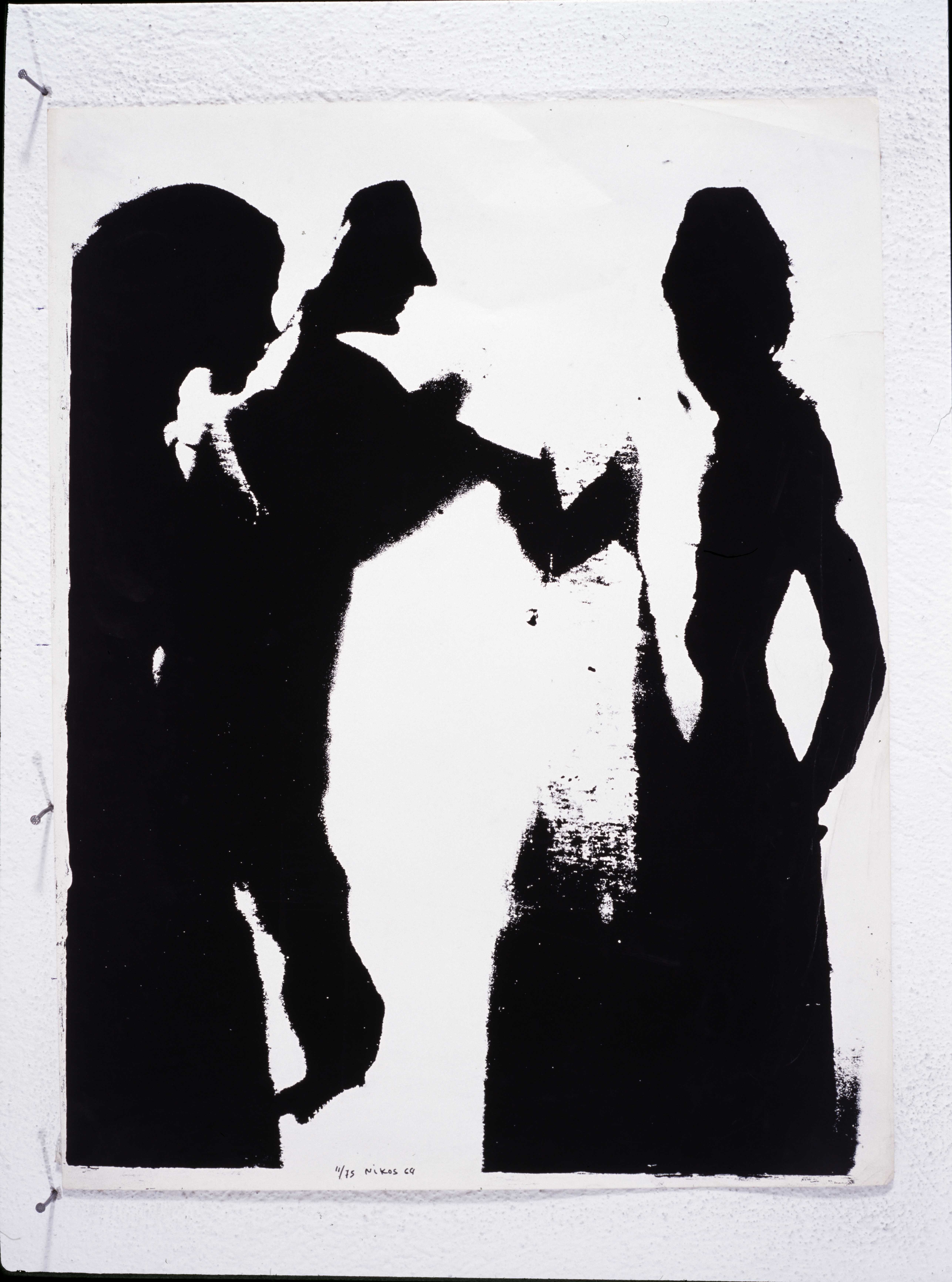 Figures in black and white